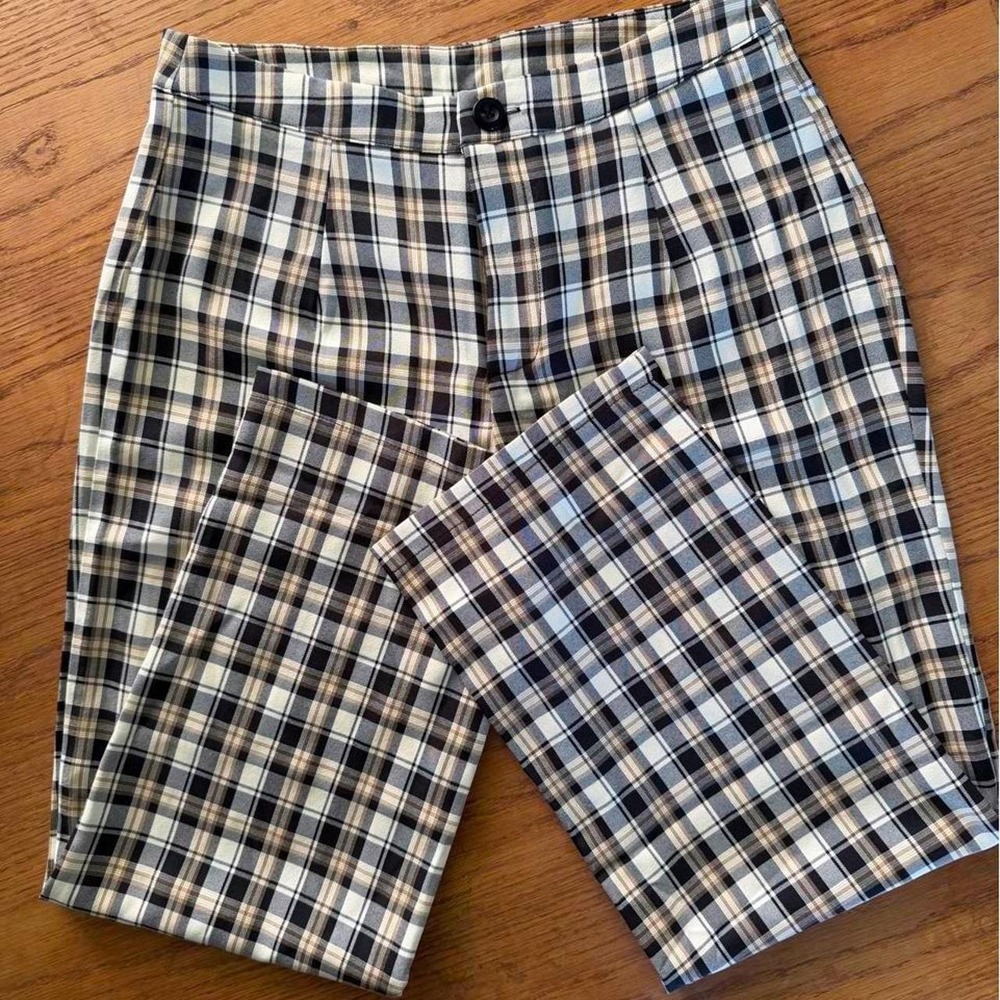 Plaid pants in Large Petite Size